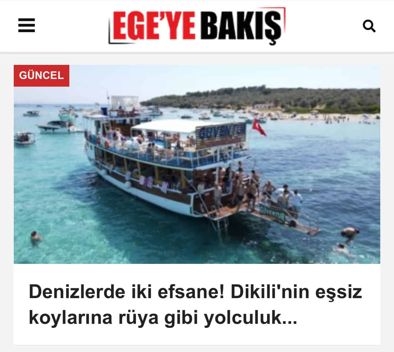 Güven tur, Manşet İzmir, İlker Güven, Dikili